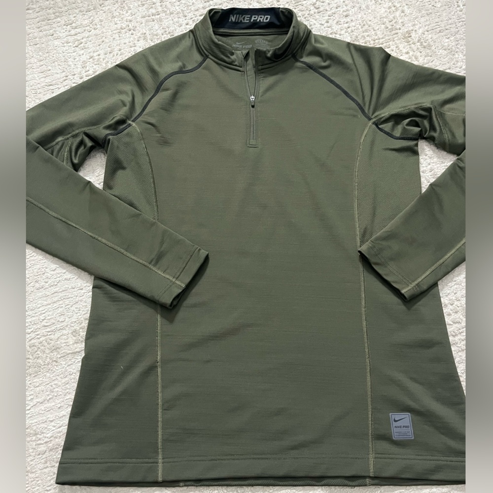 Nike Pro Dri-Fit Fitted 1/4 Zip Pullover